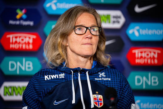 Hege Riise, head coach of the Norwegian women's national