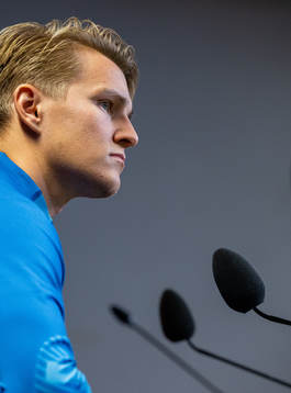 Martin Ødegaard of the Norwegian national football team