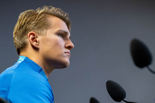 Martin Ødegaard of the Norwegian national football team