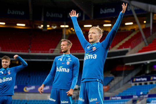 Birger Meling of the Norwegian national football team