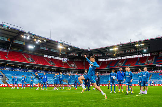 Jørgen Strand Larsen of the Norwegian national football