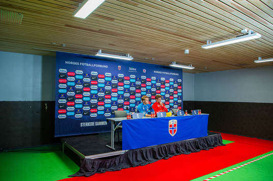 Martin Ødegaard and Morten Morisbak Skjønsberg, press