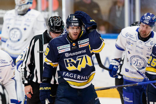HV71s Sam Vigneault tar sig för huvudet