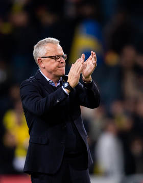 Head coach Janne Andersson of Sweden