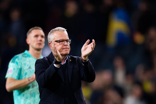 Head coach Janne Andersson of Sweden