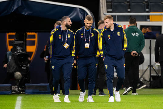 Mikael Ishak, Jesper Karlström and Dejan Kulusevski of