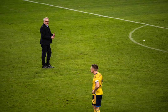 Head coach Janne Andersson of Sweden