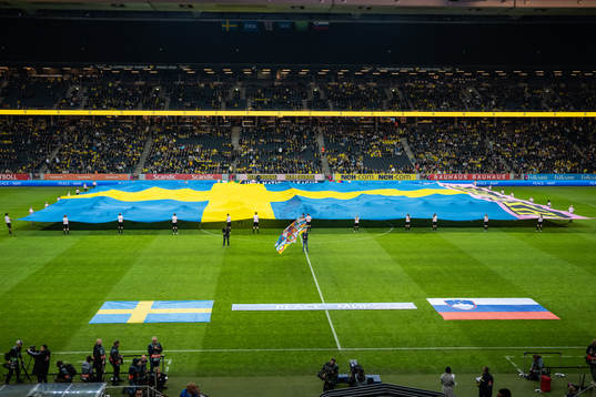 The Swedish flag
