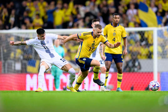 Benjamin Sesko of Slovenia and Jesper Karlström of Sweden