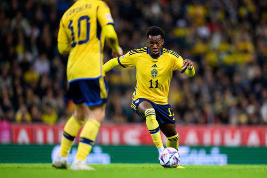 Anthony Elanga of Sweden