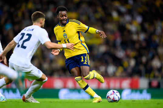 Anthony Elanga of Sweden