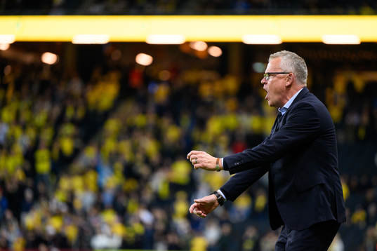Head coach Janne Andersson of Sweden
