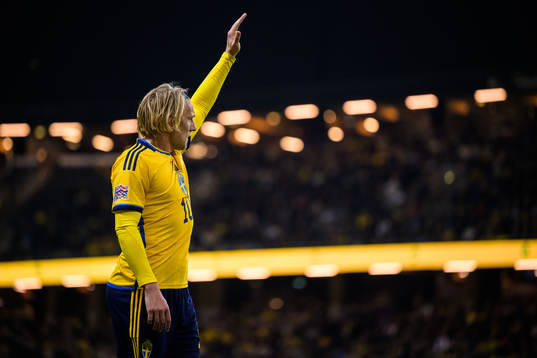 Emil Forsberg of Sweden