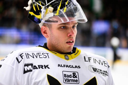 Västerås målvakt Johan Gustafsson