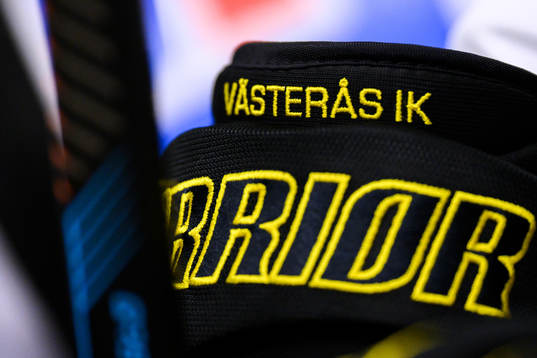Hockeyhandske med Västerås broderat