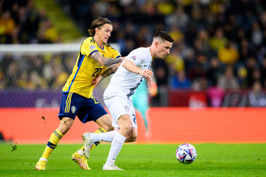 Kristoffer Olsson of Sweden and Benjamin Verbic of Slovenia