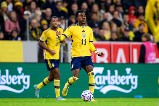 Anthony Elanga of Sweden