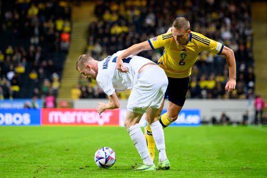 Zan Karnicnik of Slovenia and Ludwig Augustinsson of Sweden
