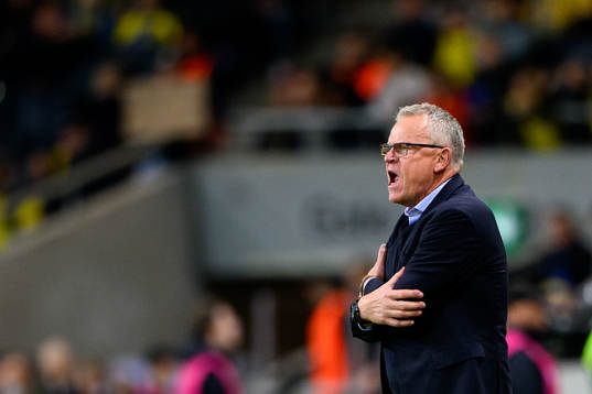 Head coach Janne Andersson of Sweden
