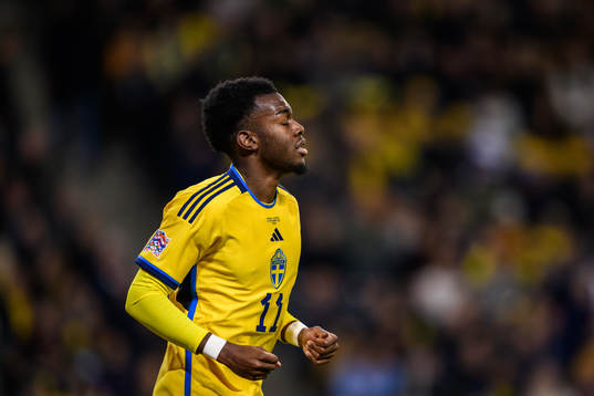 Anthony Elanga of Sweden