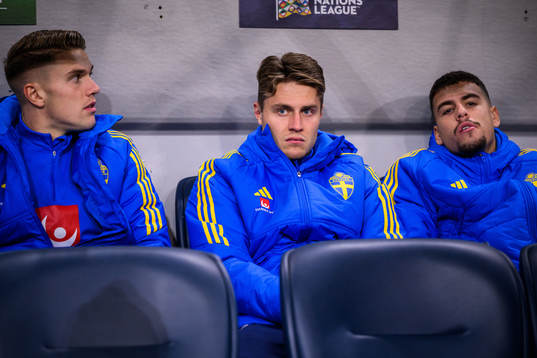 Viktor Gyökeres, Mattias Svanberg and Edvin Kurtulus of