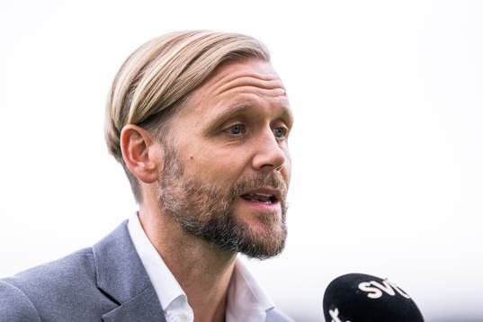 Club Manager Marcus Jodin is interviewed