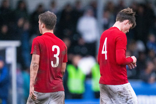 Norges Vetle Walle Egeli och Nikolai Hopland deppar