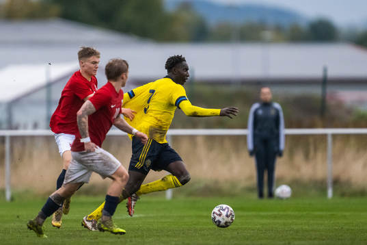 Norges Erik Flataker och Sveriges Peter Amoran