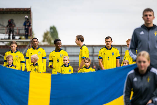 Sveriges Felix Eriksson, Amar Ahmed Fatah , Richie Omorowa,