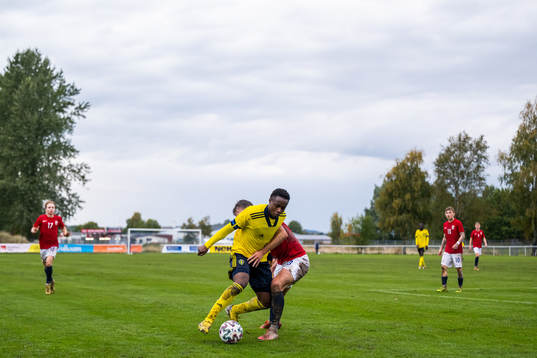 Sveriges Richie Omorowa och Norges Niklas Ødegård
