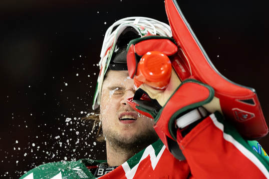 Frölundas målvakt Frederik Dichow