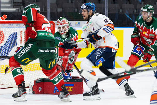 Frölundas målvakt Frederik Dichow