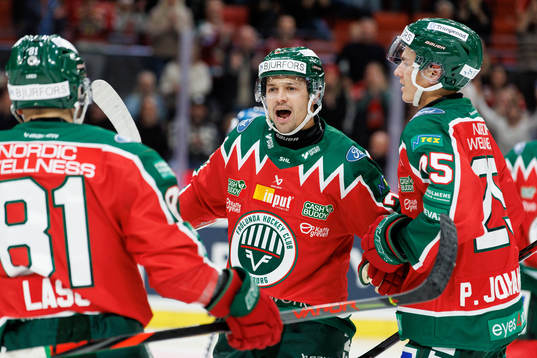 Frölundas Patrik Carlsson jublar