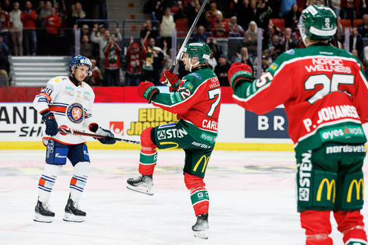 Frölundas Patrik Carlsson jublar