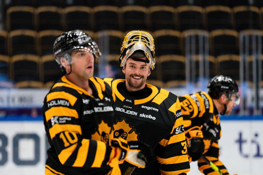 Skellefteås målvakt Gustaf Lindvall