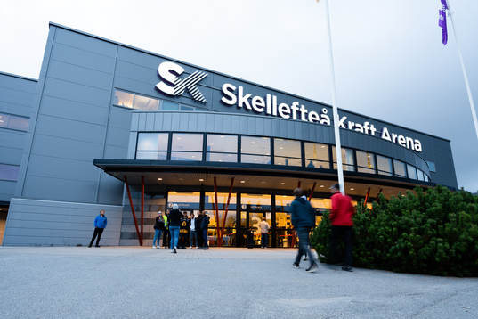Skellefteå Kraft Arena exteriört