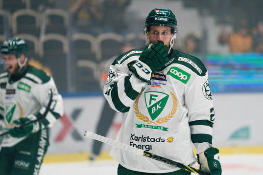 Färjestads Per Åslund deppar