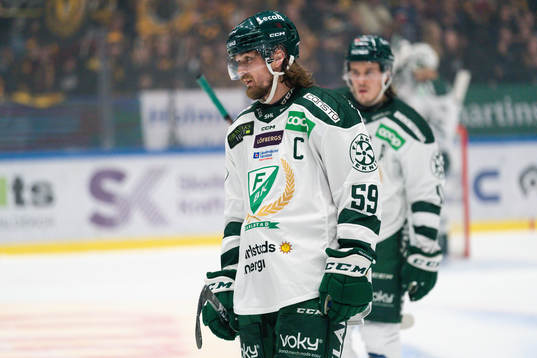 Färjestads Linus Johansson deppar