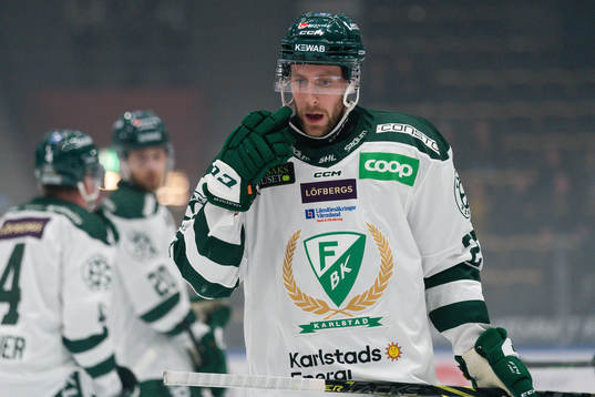 Färjestads Per Åslund deppar