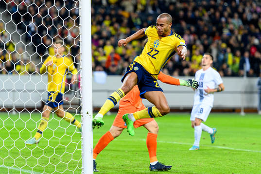 Robin Quaison of Sweden