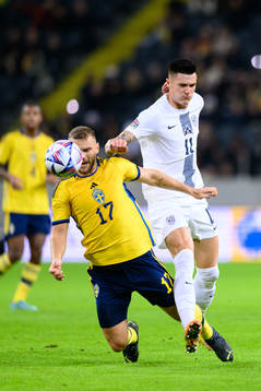 Jesper Karlström of Sweden and Benjamin Sesko of Slovenia