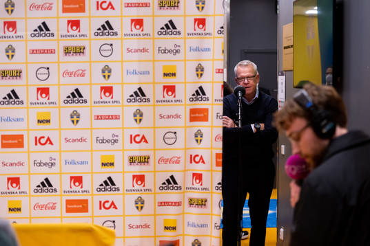 Head coach Janne Andersson of Sweden