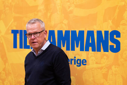 Head coach Janne Andersson of Sweden