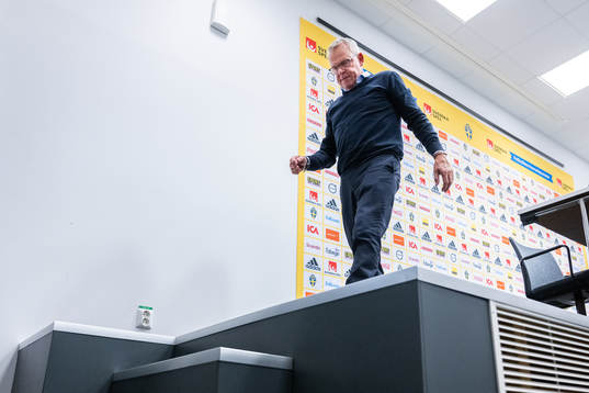 Head coach Janne Andersson of Sweden