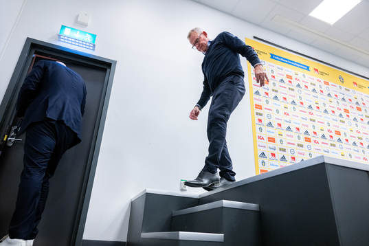Head coach Janne Andersson of Sweden