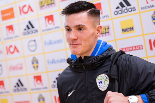 Benjamin Sesko of Slovenia
