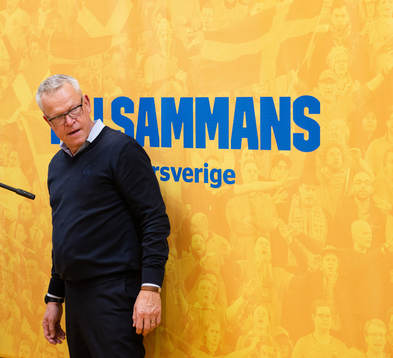 Head coach Janne Andersson of Sweden