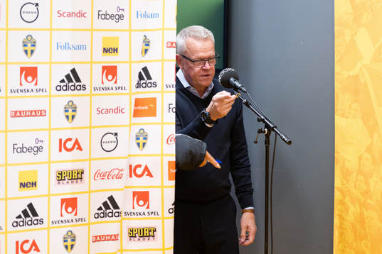 Head coach Janne Andersson of Sweden