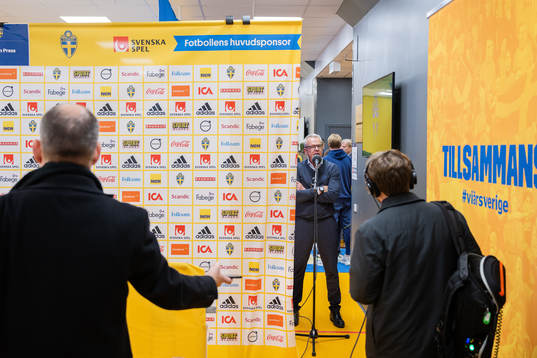Head coach Janne Andersson of Sweden