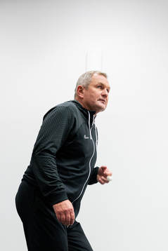 Head coach Matjaz Kek of Slovenia